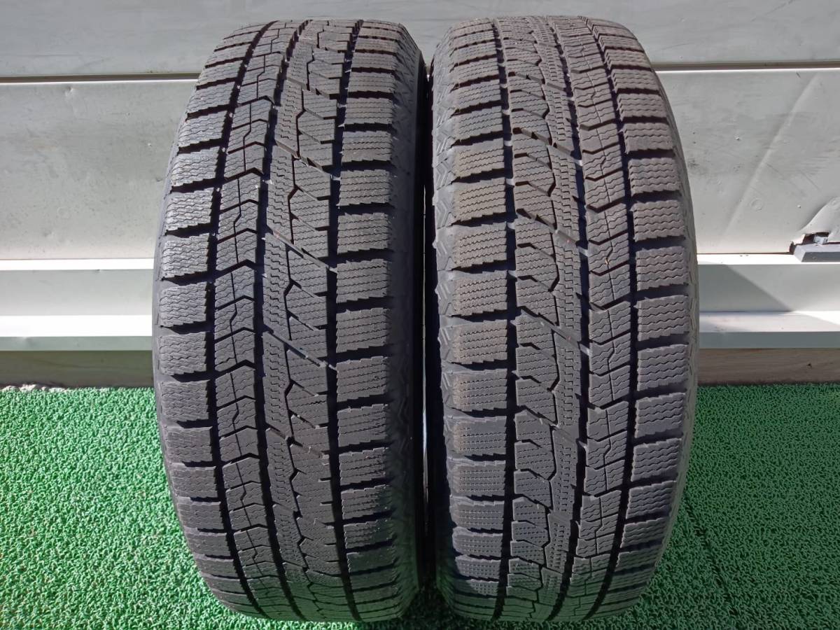 ★9-9.5分山★22年製★ トーヨーOBSERVE GIZ2 185/65R15　社外ホイール 15×6J +45 4H-100 4本セット スタッドレス アクア・ノート等　A807_画像8