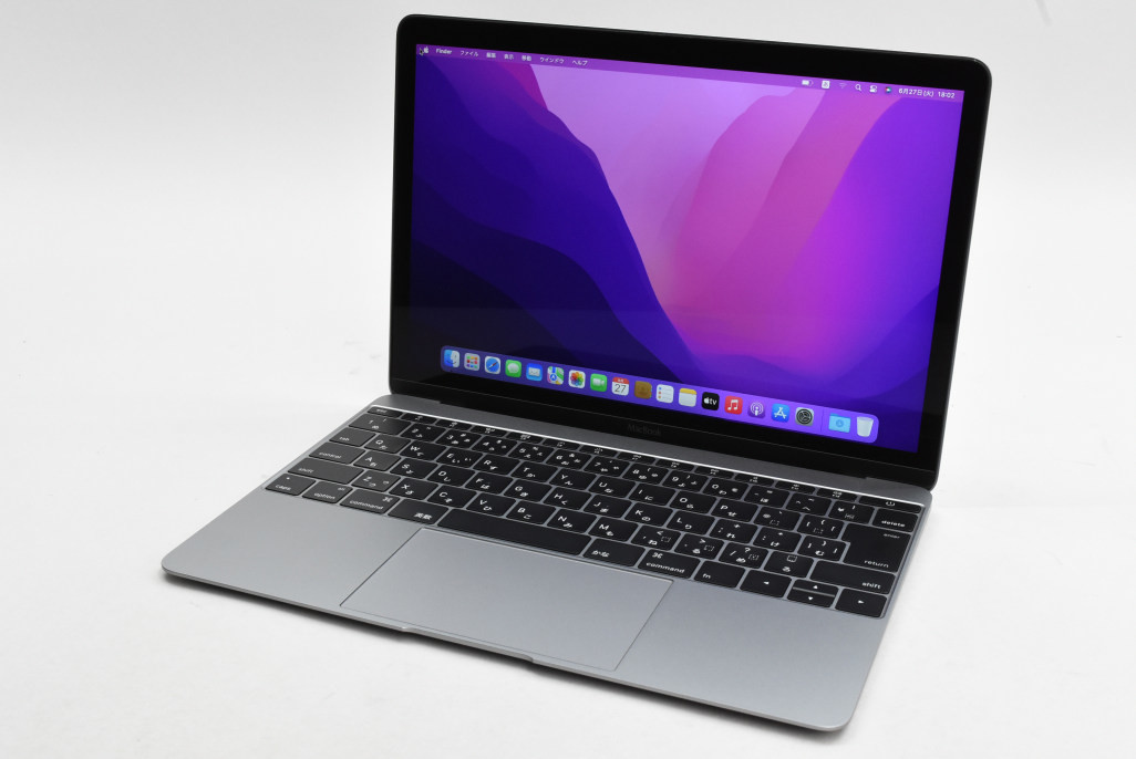 [中古]Apple MacBook 12インチ 512GB スペースグレイ MLH82J/A