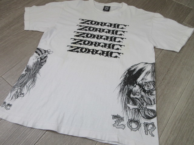 Yahoo!オークション - ゾーラック マルチプリントTシャツ 白L Yahoo!オークション - ゾーラック マルチプリントTシャツ 白L