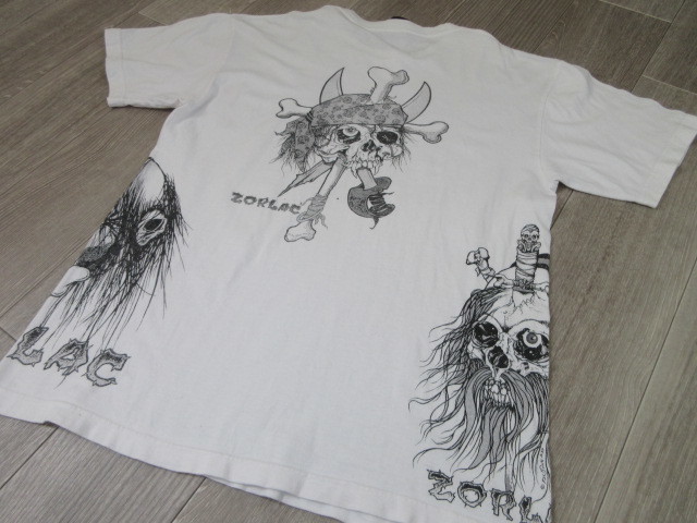 Yahoo!オークション - ゾーラック マルチプリントTシャツ 白L Yahoo!オークション - ゾーラック マルチプリントTシャツ 白L