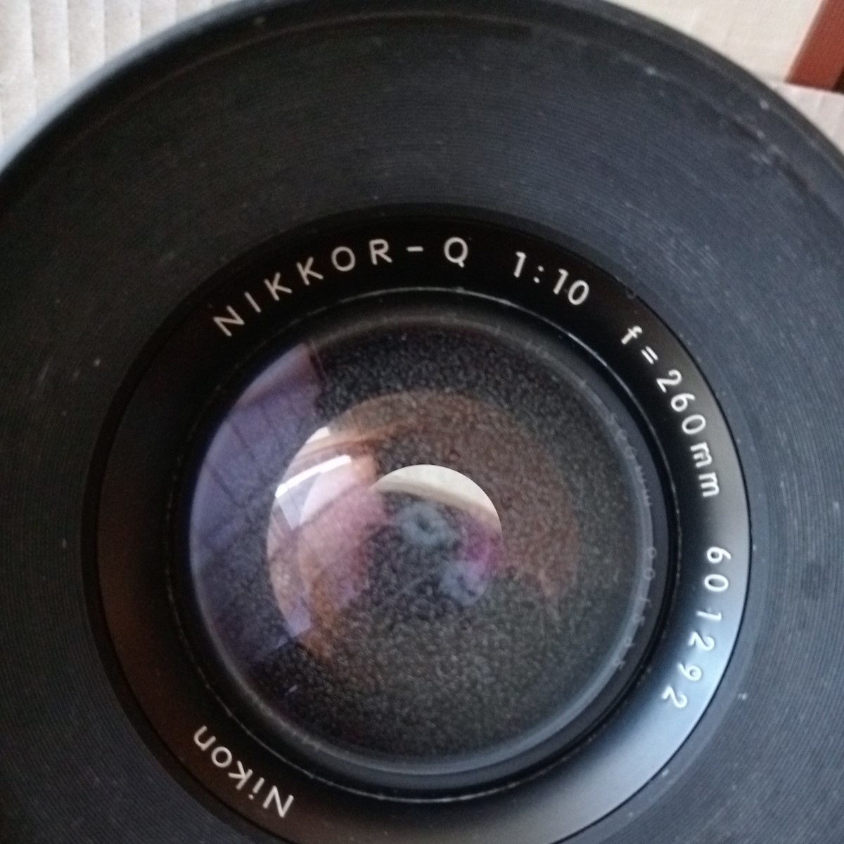 不明　レンズ遊び　 　NIKKOR-Ｑ １０／260mm ペンタックス67 マウント 現状品 未確認_画像2