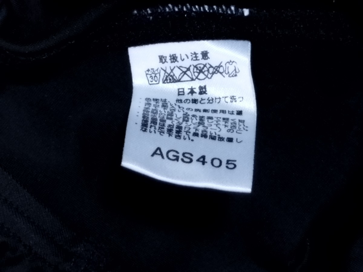 asics アシックス 競泳水着 女性用 ハイドロSP 初期ロゴ 130サイズ AGS405 箱無し中古_画像3