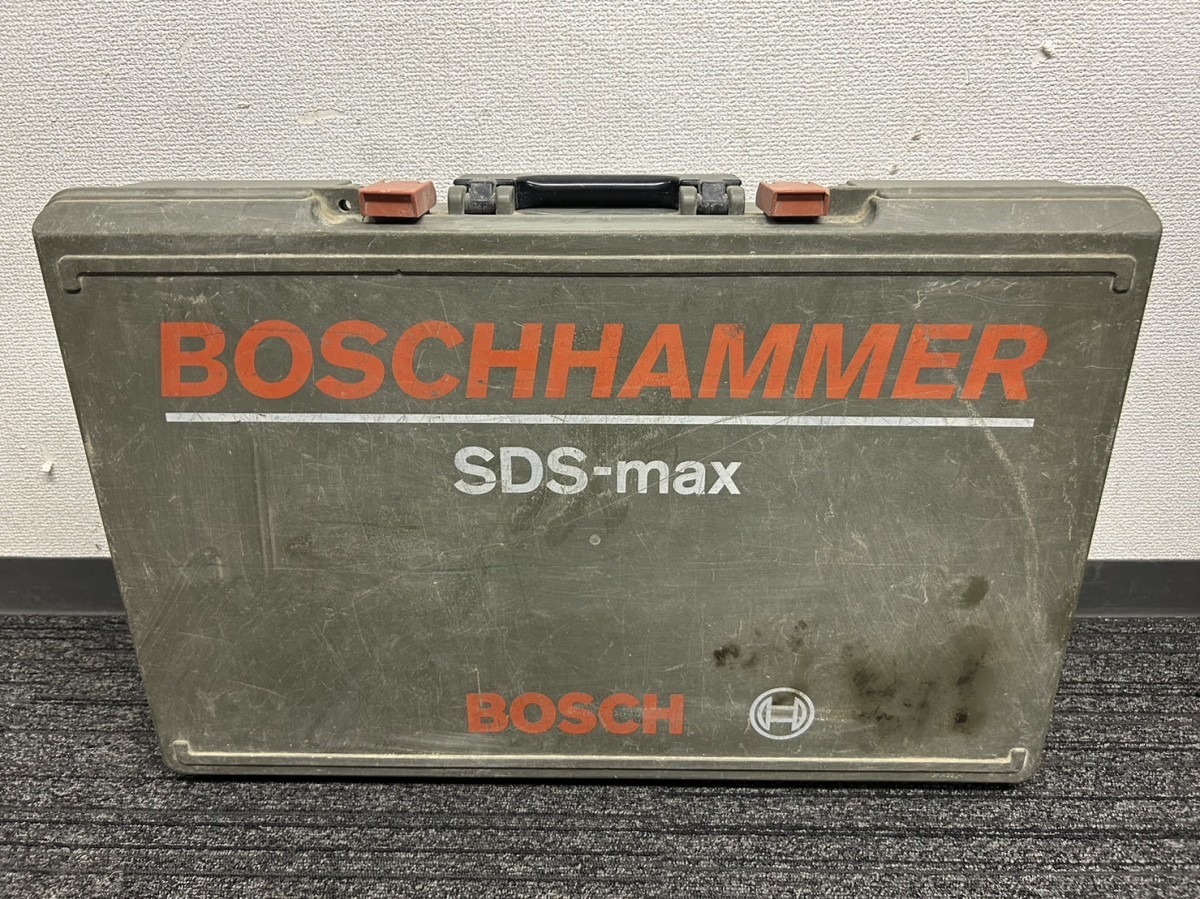 A3　BOSCH　ボッシュ　SDS-max　GSH 11E　破つりハンマー　電動ハンマー　ケース付き　電動工具　現状品_画像1