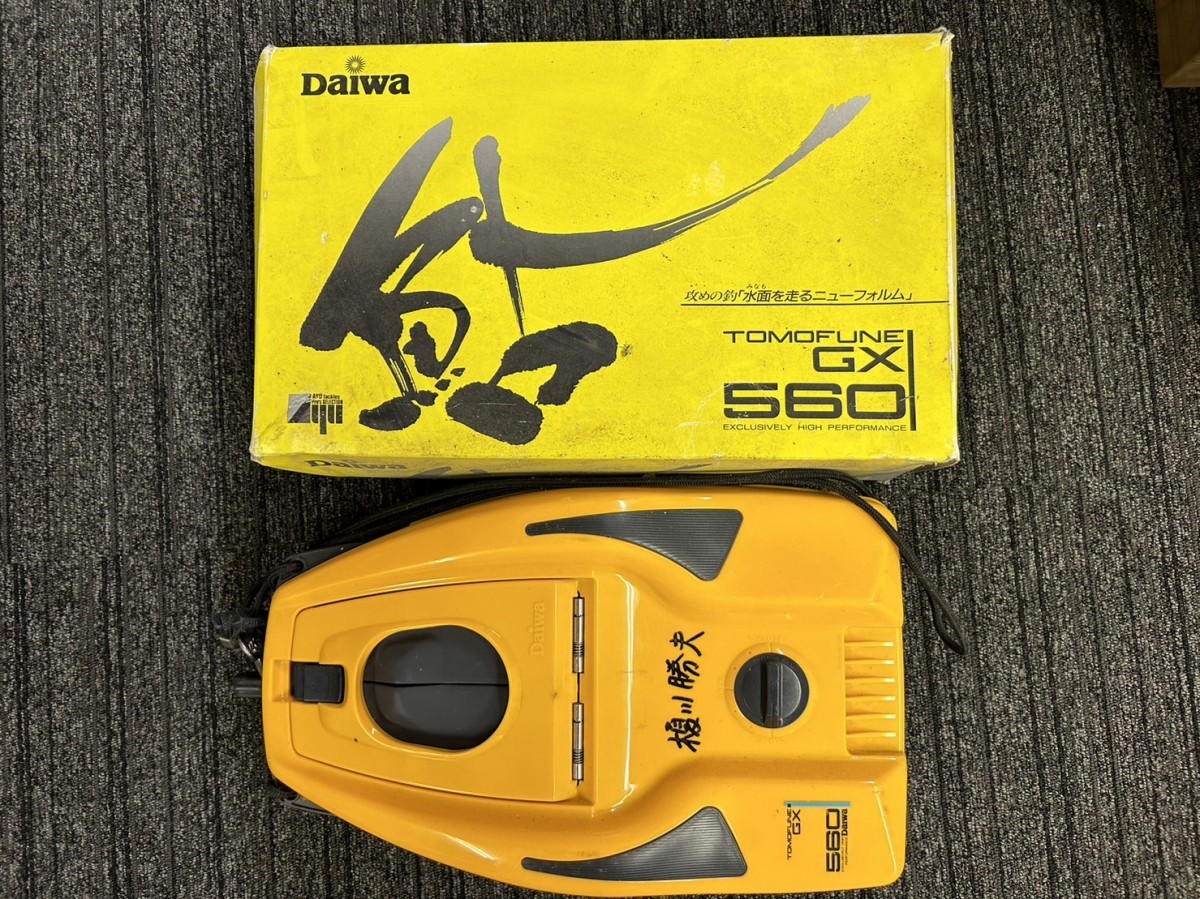 A1　DAIWA　ダイワ　TOMOFUNE GX560　鮎釣り　友ふね　引舟　元箱付　アユ用品　現状品_画像1