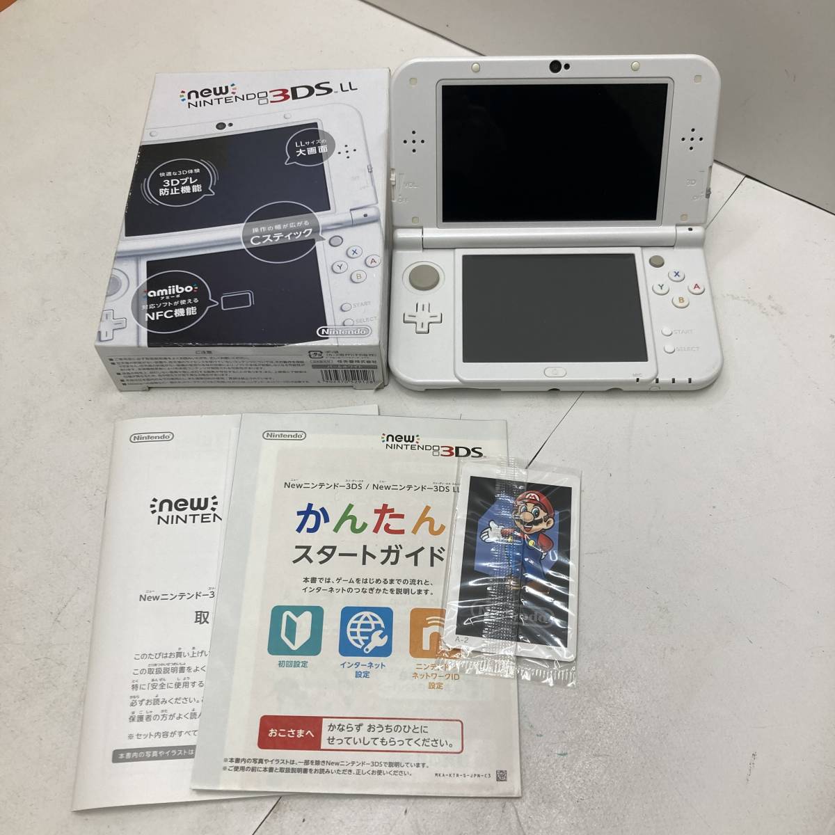 １円～】NEW Nintendo ３DSLL ニンテンドー 任天堂 PEARL WHITE パール