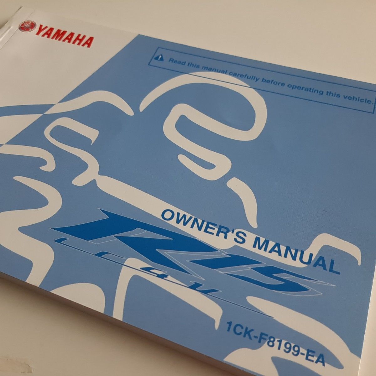 YAMAHA ヤマハ YZF-R15 1CK1 取扱説明書 オーナーズマニュアル 英語表記 未使用保管品 