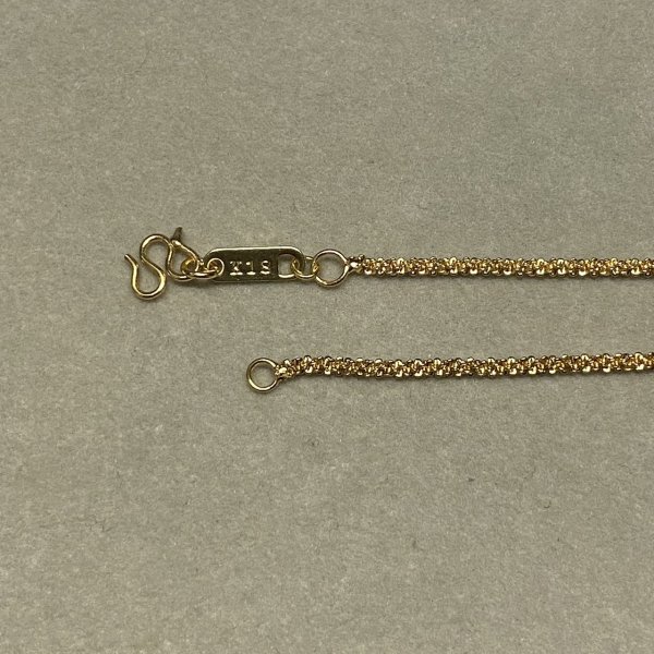 18KGP 18金 鍍金 カリフラワーチェーン ゴールドネックレス gold necklace 49_画像6