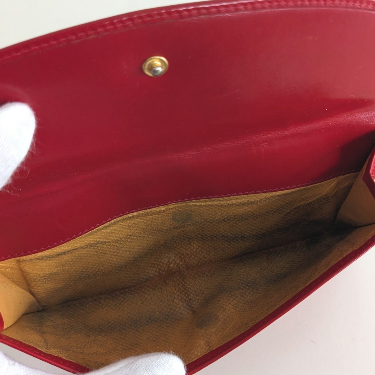 GUCCI オールドグッチ ビンテージ ホースビット レザー 長財布 ウォレット アンティーク レッド 赤 イタリア製 レディース メンズ