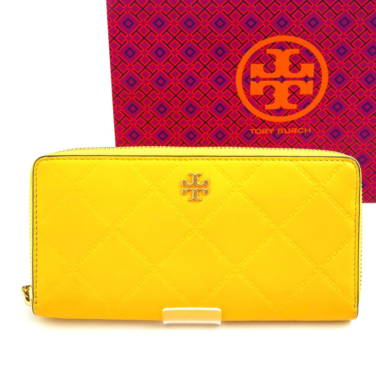 新品未使用 TORY BURCH 長財布 T柄 Tロゴ ラウンドファスナー|Yahoo