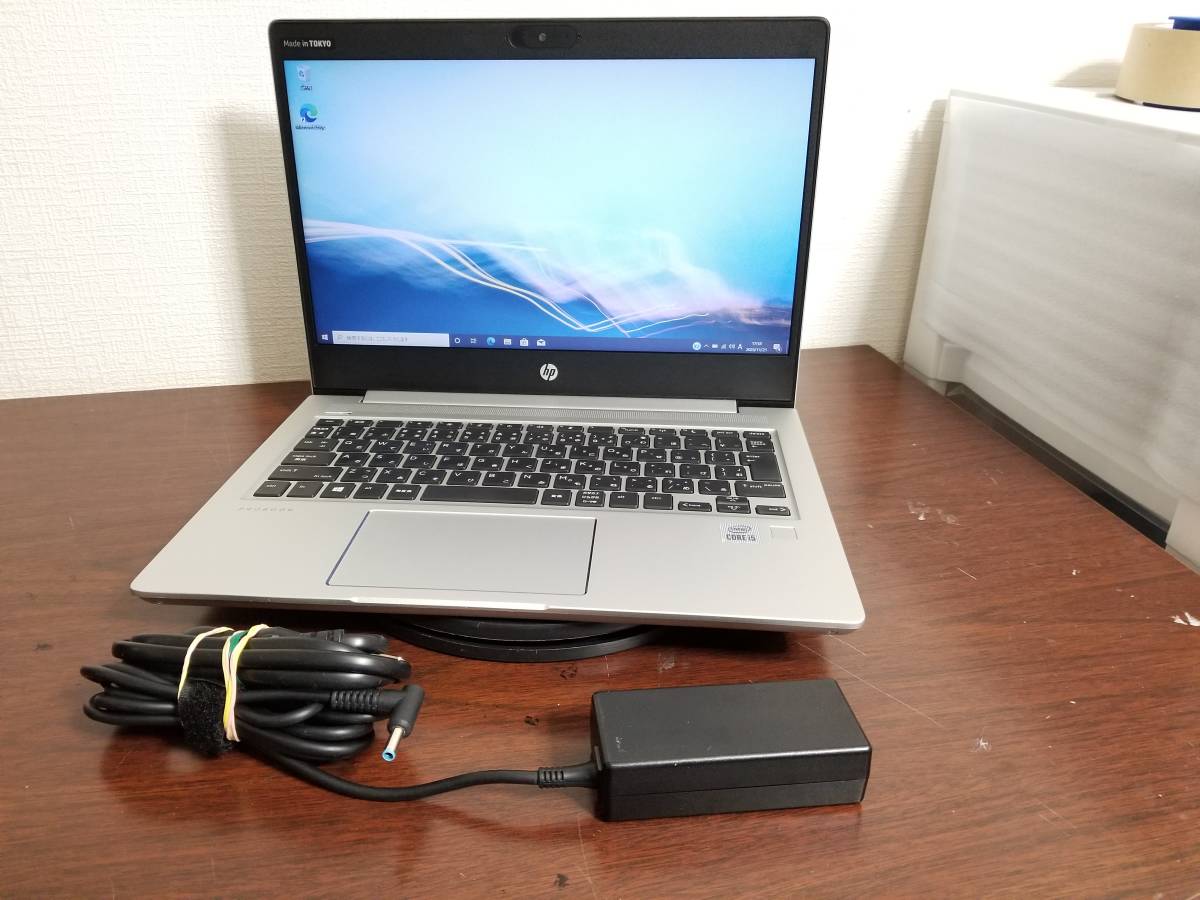 Y72 美品 動作品 HP ProBook 430 G7 Core i5 第10世代 (10210U)◆RAM16GB◆超高速 M.2 SSD256GB ◆13.3インチ HD Win10 PC laptop_画像1