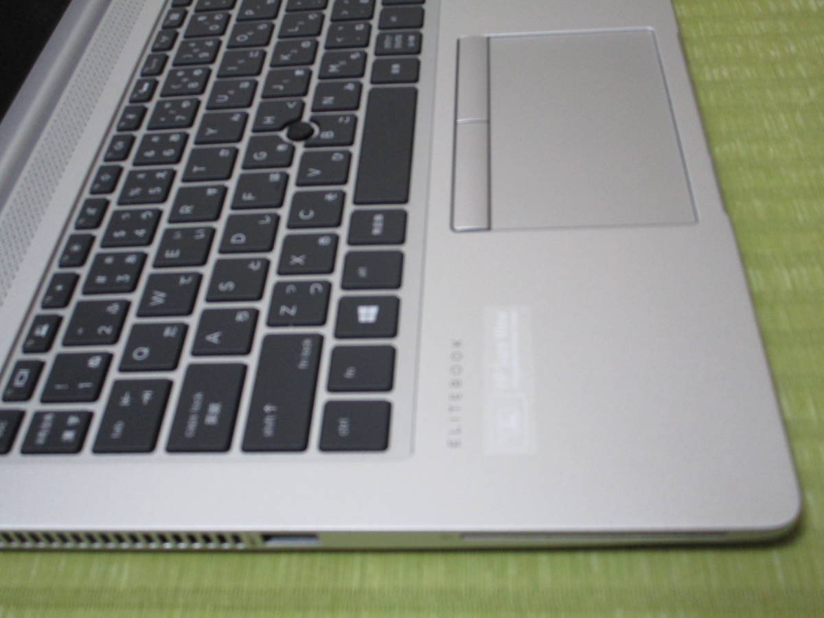 「良品・ハイスペック」H P Elitebook 830 G5　 Win11 pro　Core i 5-8350U　 16GB　 新品SSD 512GB　 Webカメラ　M S office 365_傷なく良い状態です