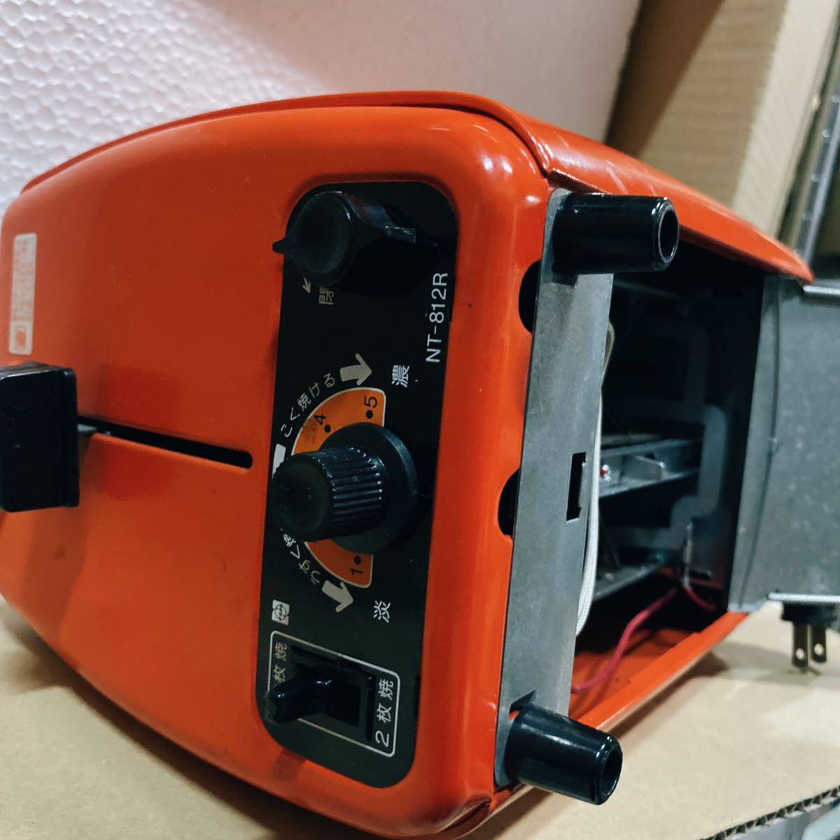  National Showa Retro электрический тостер pop up тостер NT-812R подтверждение рабочего состояния 