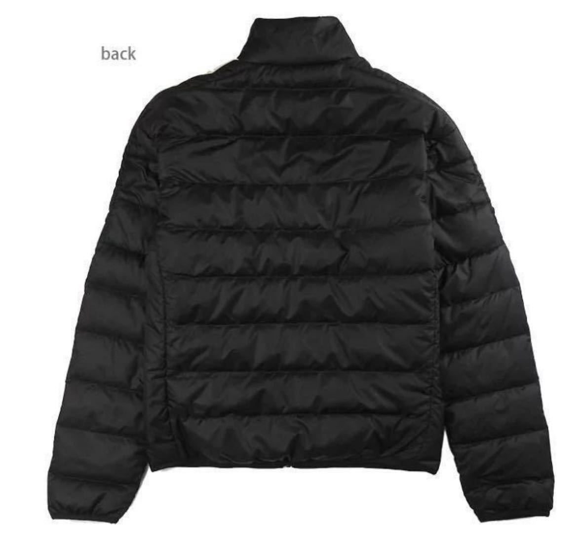 XL（O）新品 adidas ダウンジャケット ダウン 80% 中綿 20 ESS Down Jacket スリーストライプス アウター 細身 黒 ブラック LL GH4589_画像3