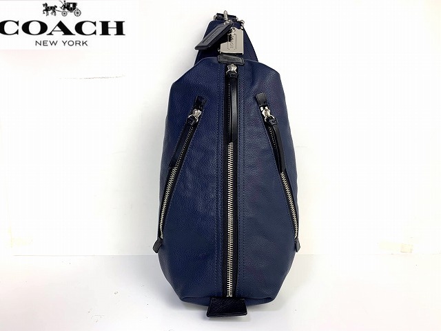 良品★送料無料★ コーチ メンズ COACH トンプソン レザー ボディバッグ ワン ショルダーバッグ ★