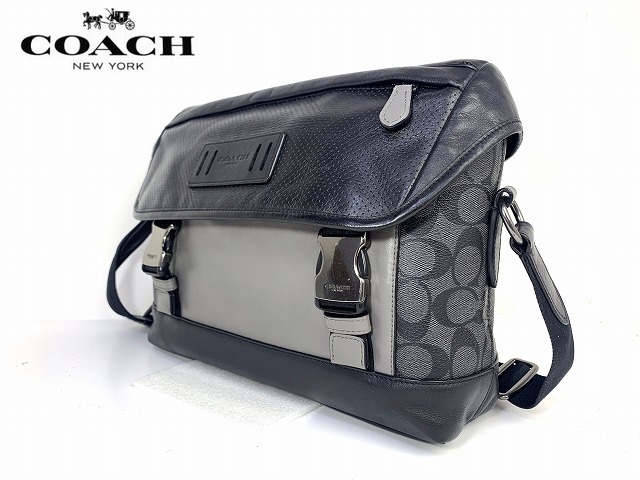 良品 送料無料 コーチ メンズ COACH レザー シグネチャー バイク 良品 送料無料 コーチ メンズ COACH レザー シグネチャー バイク
