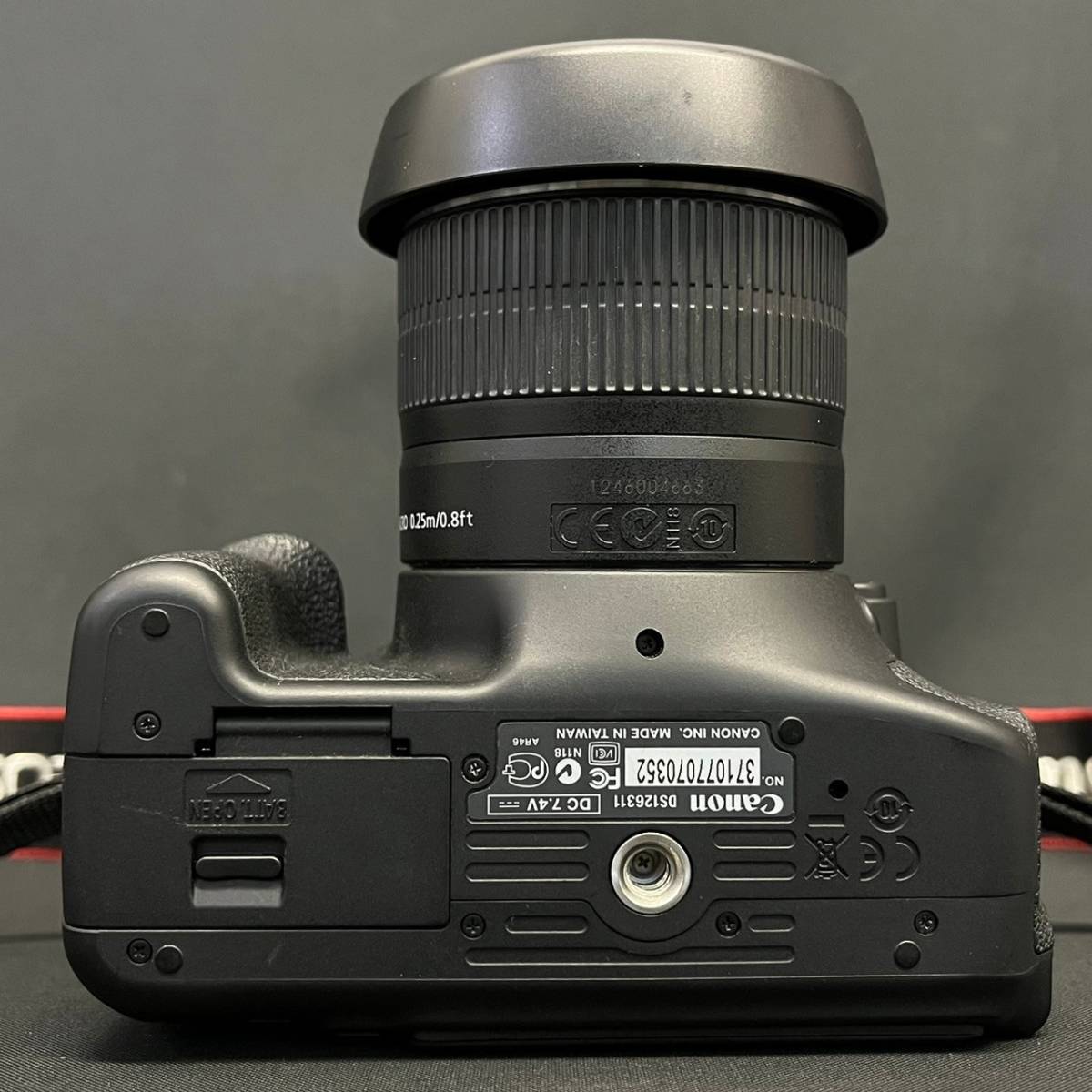 BKd047C 60 箱付き Canon EOS Kiss X5 レンズキット ZOOM LENS EF-S 18-55mm 1:3.5-5.6 IS II デジタル一眼レフカメラ _画像7