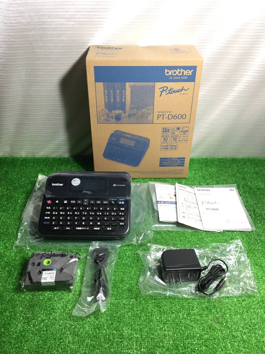 brother P-touch PT-D600 ラベルシール ラベリング 店舗用品 文房具 ラベル用品 26-Q_画像1