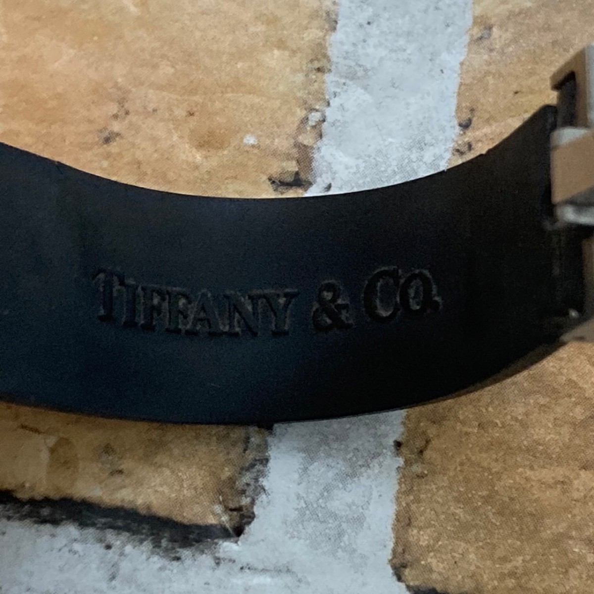 ◆希少◆稼働品◆良品◆ TIFFANY＆CO ティファニー 18K L0729 ダイバーズ デイト ボーイズ レディース 腕時計 電池交換済 _画像5