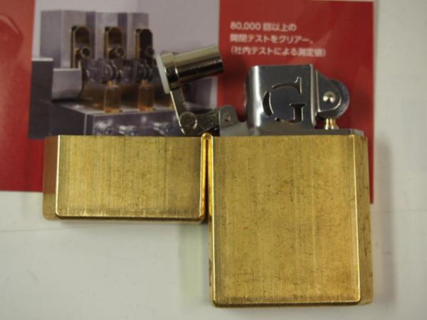  made in Japan Gear Topgi art p/ oil lighter GT1-08 wild brass /5 year guarantee gear top 