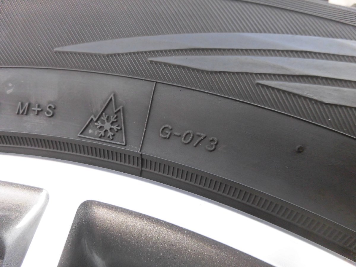 『新車はずしホイールと古いバリ山スタッドレスタイヤの組み合わせ』ベンツ Gクラス W463A 純正 G350d G400d G550 AMG マルチスポーク 4本_スタッドレスタイヤです