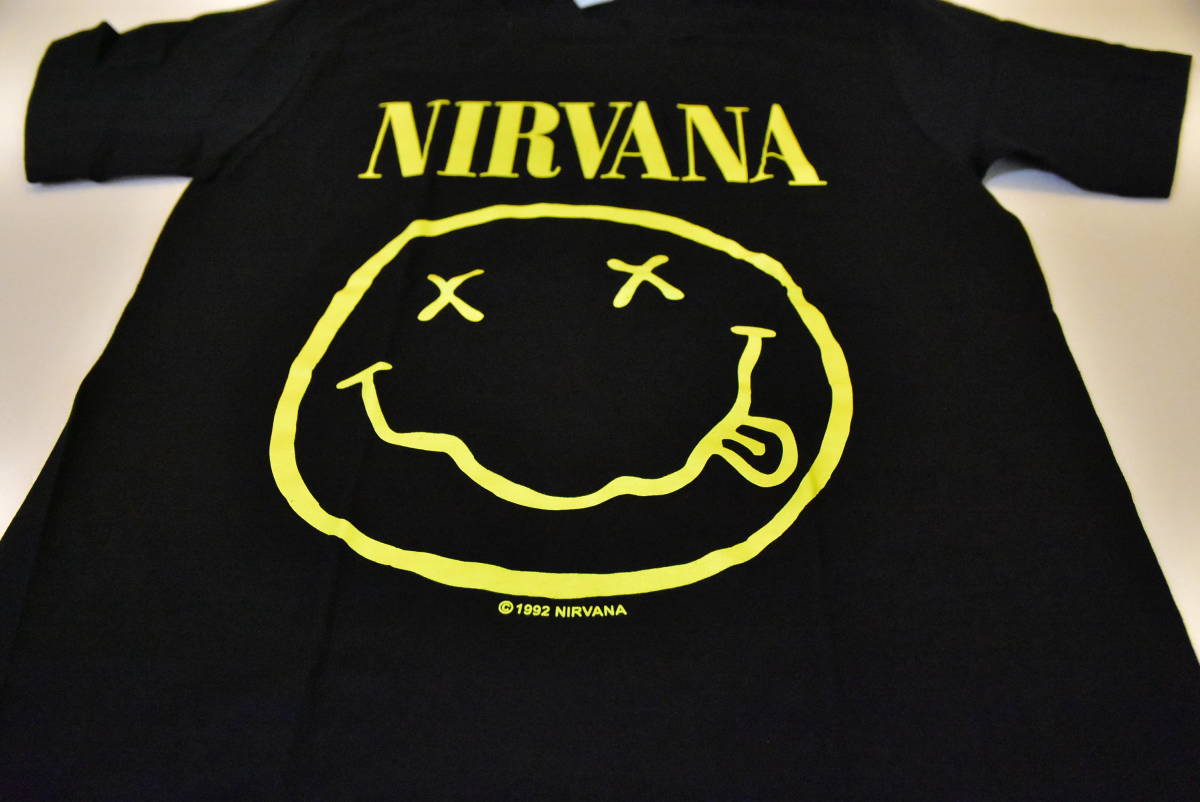 ◆ロックTシャツ◆バンドTシャツ◆NIRVANA ニルヴァーナ◆Mサイズ◆新品黒◆の画像2