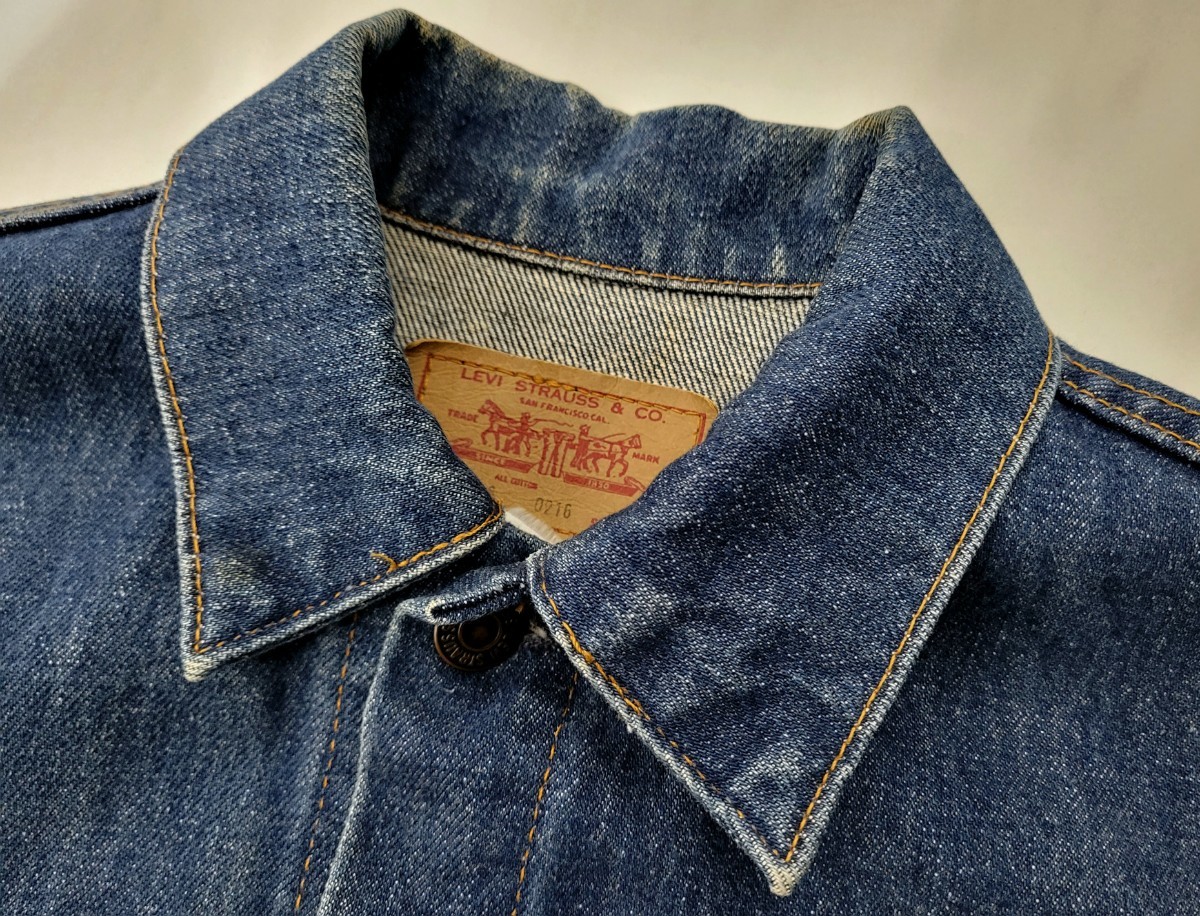 美品 79年 CANADA製 levi's 70506 0216 16 xsサイズ 程度 70年代 70s カナダ製 ビンテージデニム デニムジャケット アメリカ古着_画像6