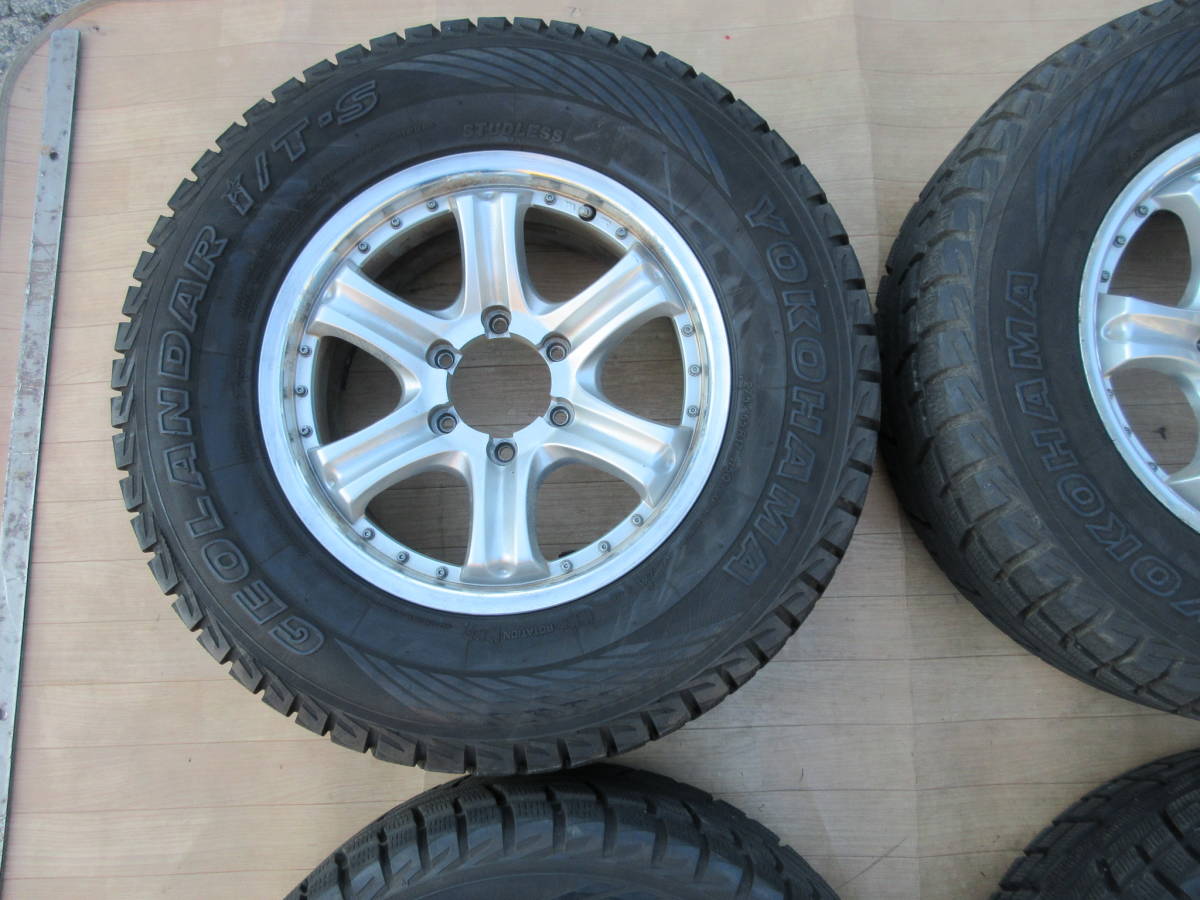 ヨコハマ スダットレス 275/65R17+アルミ 17x7,5Jx6穴xPCD139,7xOFF23 4本セット サーフ,150系プラド等 送料 日本全国一律の格安8000円_No3