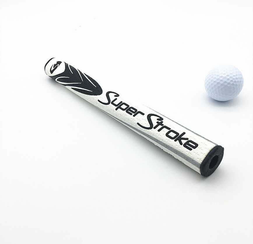 ☆送料無料☆SuperStroke スーパーストローク Mid 3.0 ゴルフパターグリップ衝撃吸収 粘着性 滑り止め　ホワイトブラック_画像1