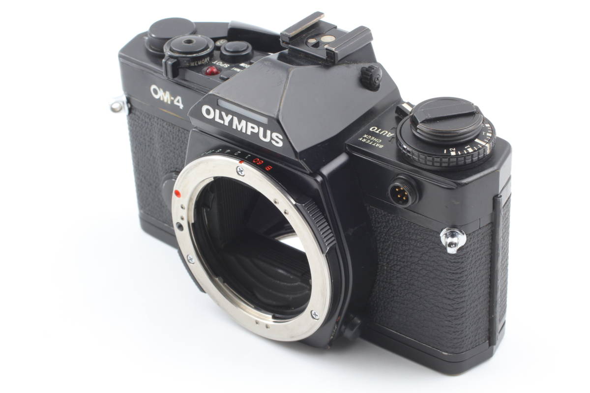 ◆極美品◆ オリンパス OLYMPUS OM-4 35mm 一眼レフ フイルムカメラ ブラック ボディ_画像5