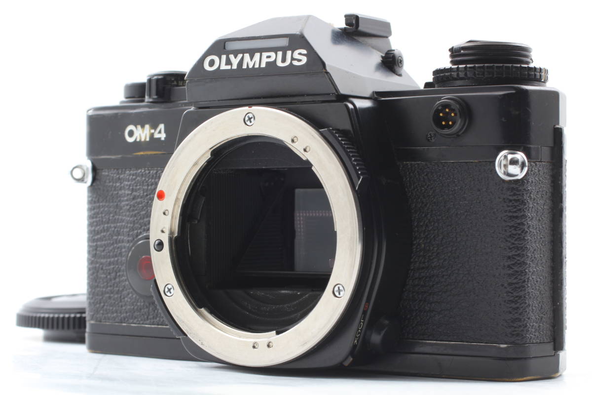 ◆極美品◆ オリンパス OLYMPUS OM-4 35mm 一眼レフ フイルムカメラ ブラック ボディ_画像1