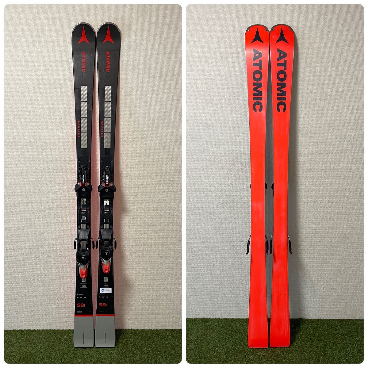 美品 ATOMIC REDSTER S8i REVO 155 + X12 GW アトミック レッド 美品 ATOMIC REDSTER S8i REVO 155 + X12 GW アトミック レッド