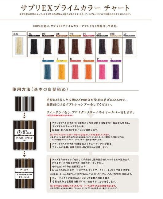 イリヤ化学 ジョエルヘアコスメティクス クリニティブ サプリEX プライムカラー BL（ブラック） 500g