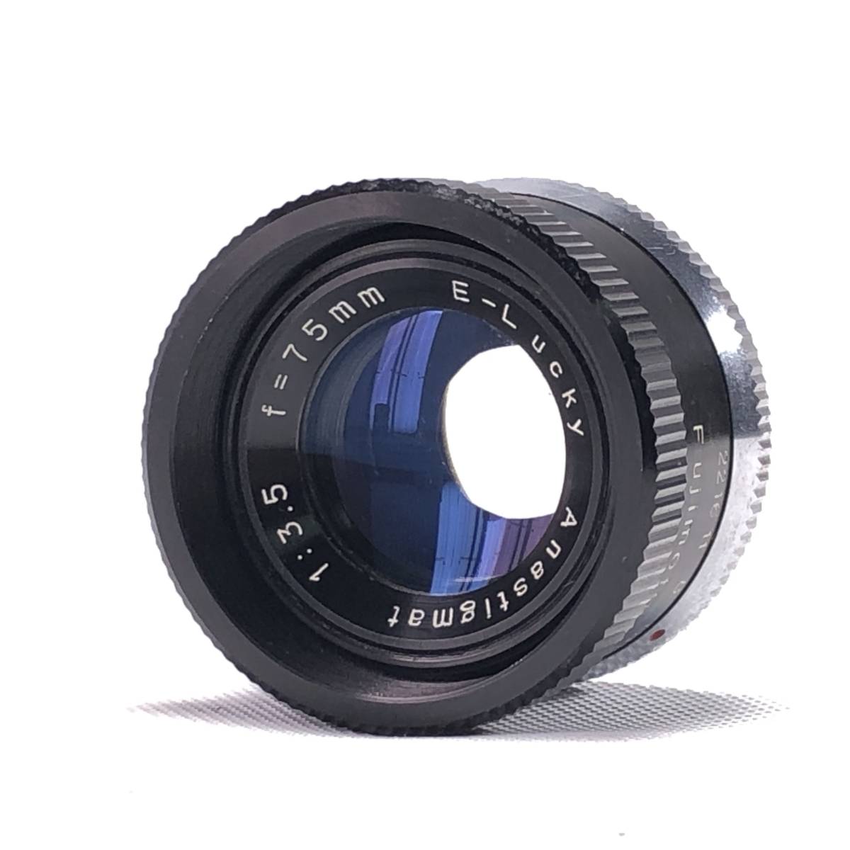 E-Lucky Anastigmat 75mm F3.5 wistaria book@ photograph industry Lucky discount ... lens staple product .OA4c