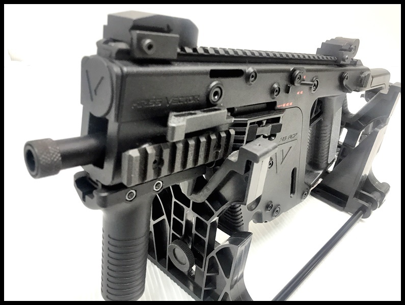 福岡)KSC KWA クリスベクター KRISS VECTOR GBB ガスブローバッグ 予備マガジン2本付_画像2