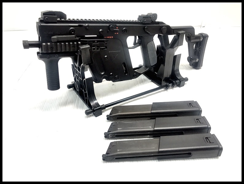 福岡)KSC KWA クリスベクター KRISS VECTOR GBB ガスブローバッグ 予備マガジン2本付_画像1