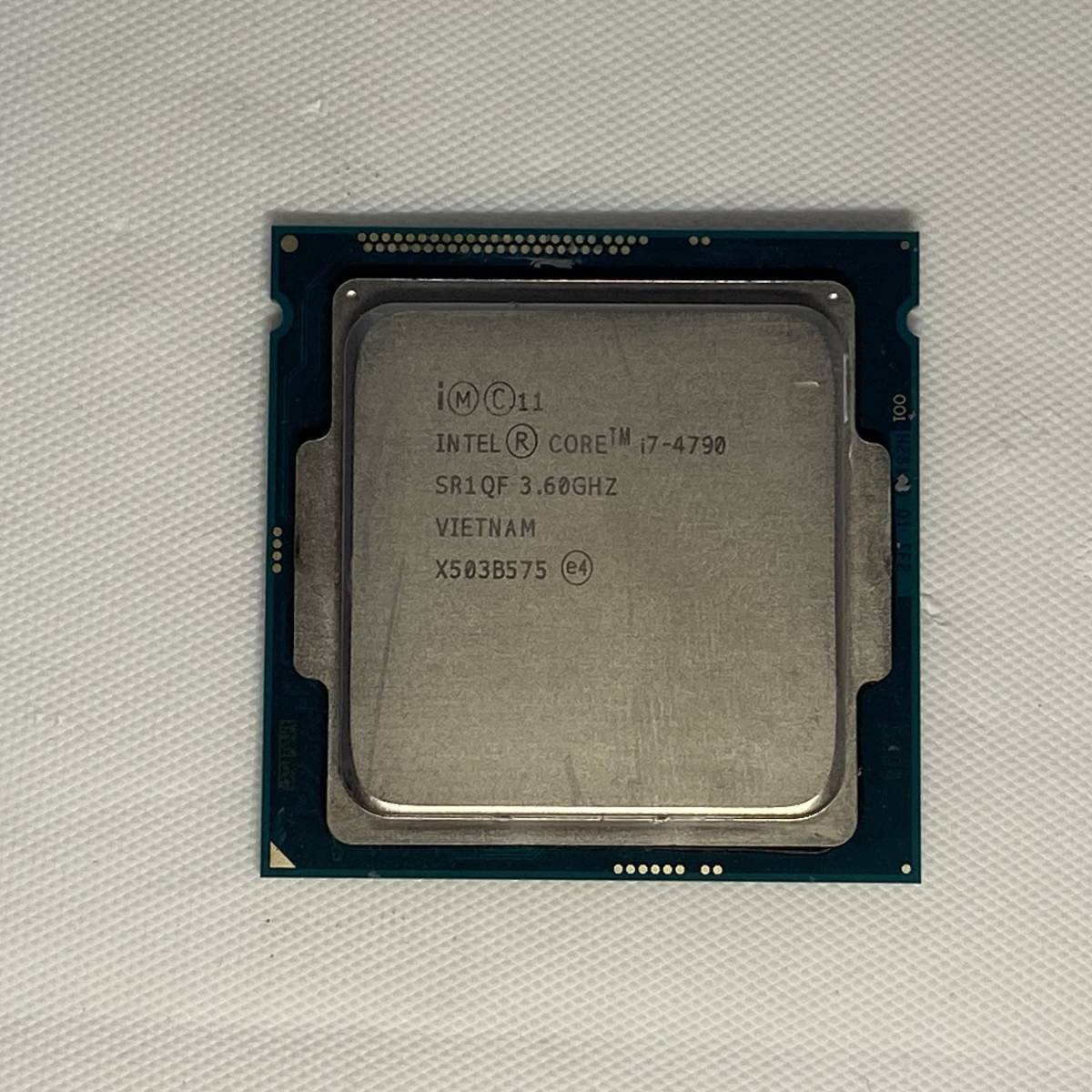 中古品 CPU Core-i7-4790 Intel インテル プロセッサー 3.60GHz 8Mキャッシュ LGA1150 BX80646I74790 第４世代_画像1