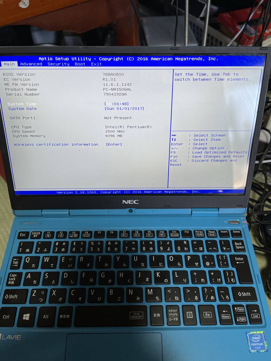 NEC LAVIE Note Mobile PC-NM150GAL　Pentium 4410Y/メモリ4GB/11.6フルHD/Wifi/Bluetooth /WEBカメラ_画像2