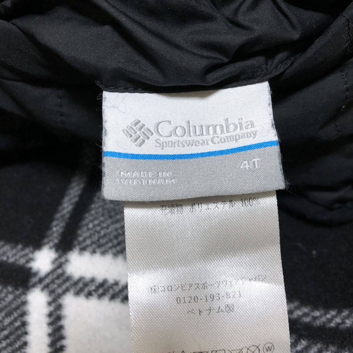【送料520円】Columbia コロンビア リバーシブル中綿ジャケット キッズ 子供用 サイズ4T アウトドア OF128_画像5