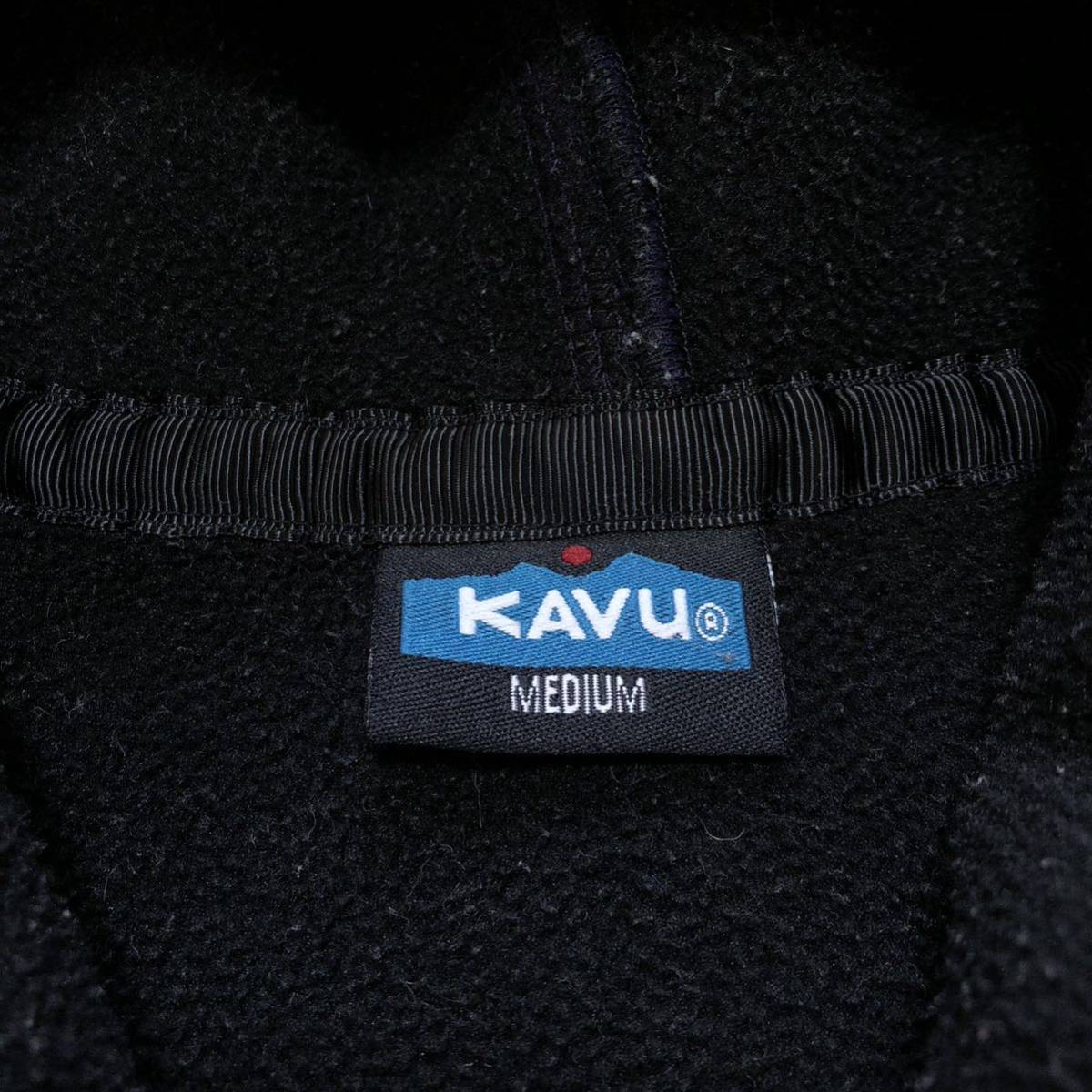 【人気】KAVU カブー ボアフリースベスト 男性用 メンズ Mサイズ 古着 アウトドア YE140の画像6