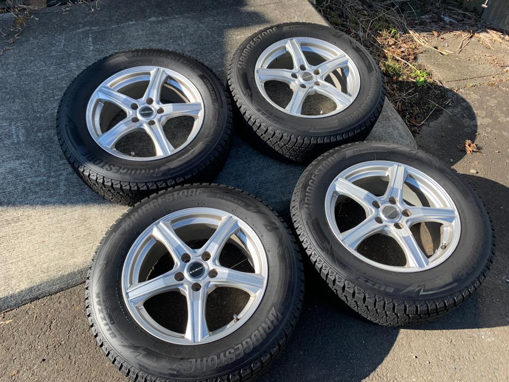 ブリヂストン BLIZZAK DM-V3 225/65R17 BALMINUM 17インチ 7J IS 45 エクストレイル ハリアー RAV4 CX-5 CX-8 NX RX フォレスター_画像1