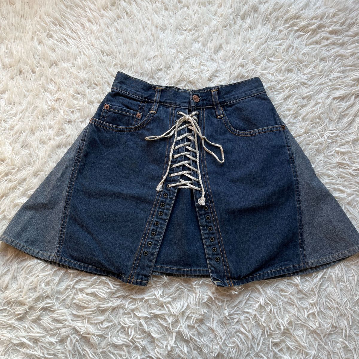 HYSTERIC GLAMOUR ヒステリックグラマー デニム 編み上げ HYSTERIC GLAMOUR ヒステリックグラマー デニム 編み上げ