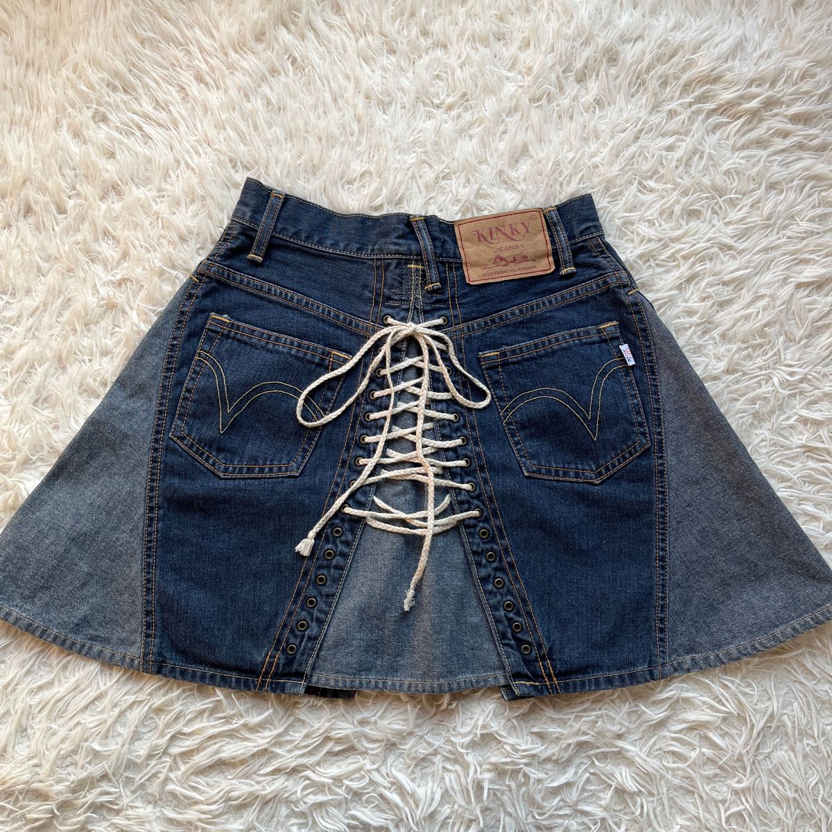 HYSTERIC GLAMOUR ヒステリックグラマー デニム 編み上げ HYSTERIC GLAMOUR ヒステリックグラマー デニム 編み上げ