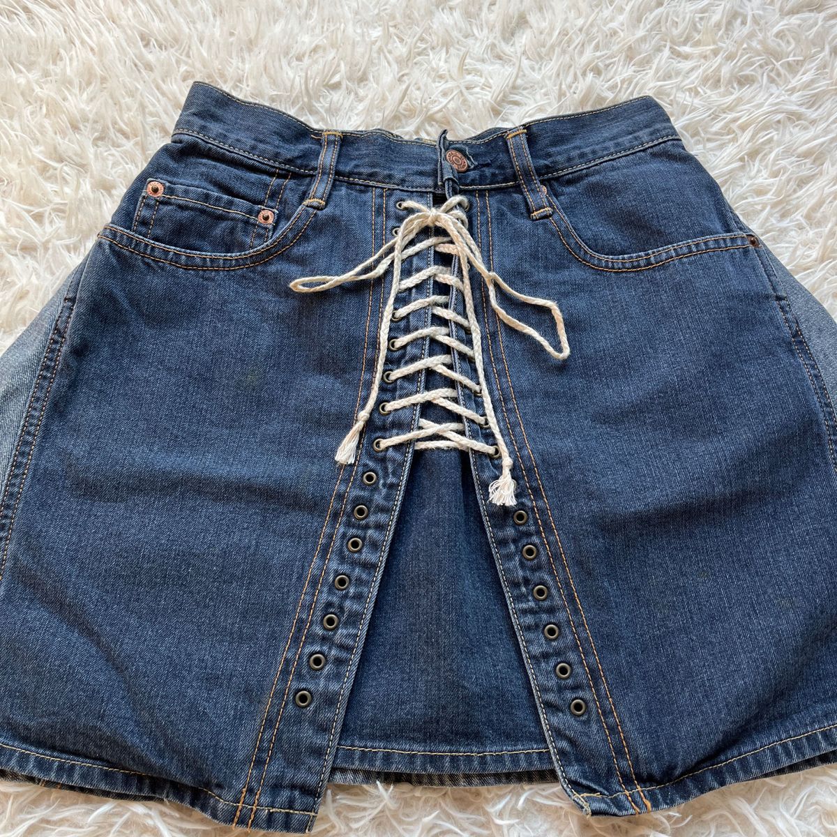 HYSTERIC GLAMOUR ヒステリックグラマー デニム 編み上げ HYSTERIC GLAMOUR ヒステリックグラマー デニム 編み上げ