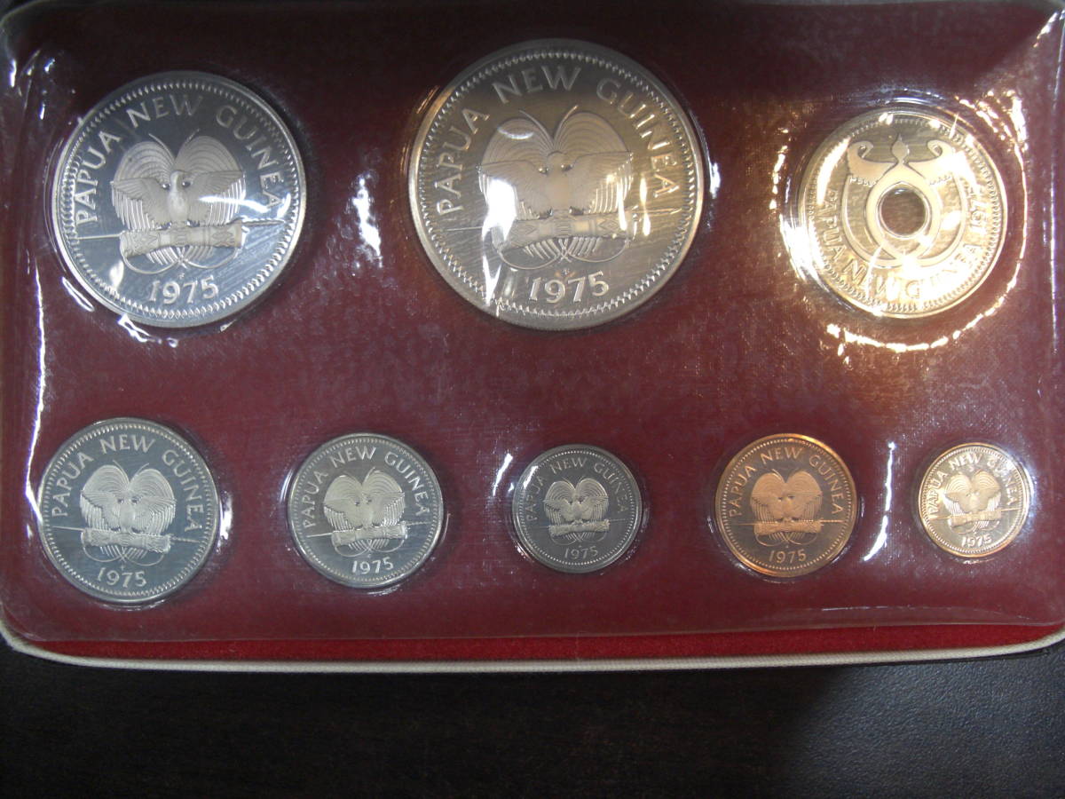 ★記念硬貨★パプアニューギニア プルーフ 1975年 （FIRST COINAGE OF PAPUA NEW GUINEA）MINT　ミント　（カバー未開封）_画像3