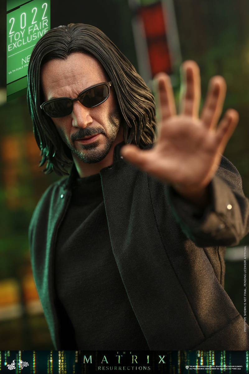 ホットトイズ 1/6 マトリックス レザレクションズ ネオ 未開封新品 MMS657 The Matrix Resurrections Neo HotToys_画像7