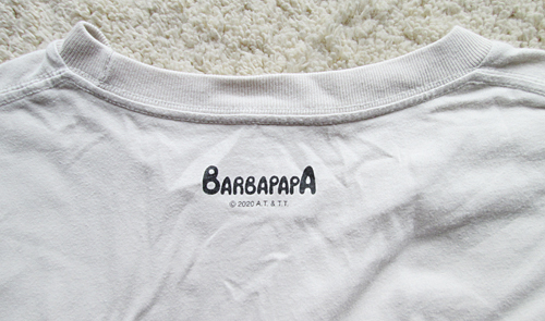 バーバパパ Tシャツ Mサイズ 薄いグレー Barbapapa graniph グラニフ