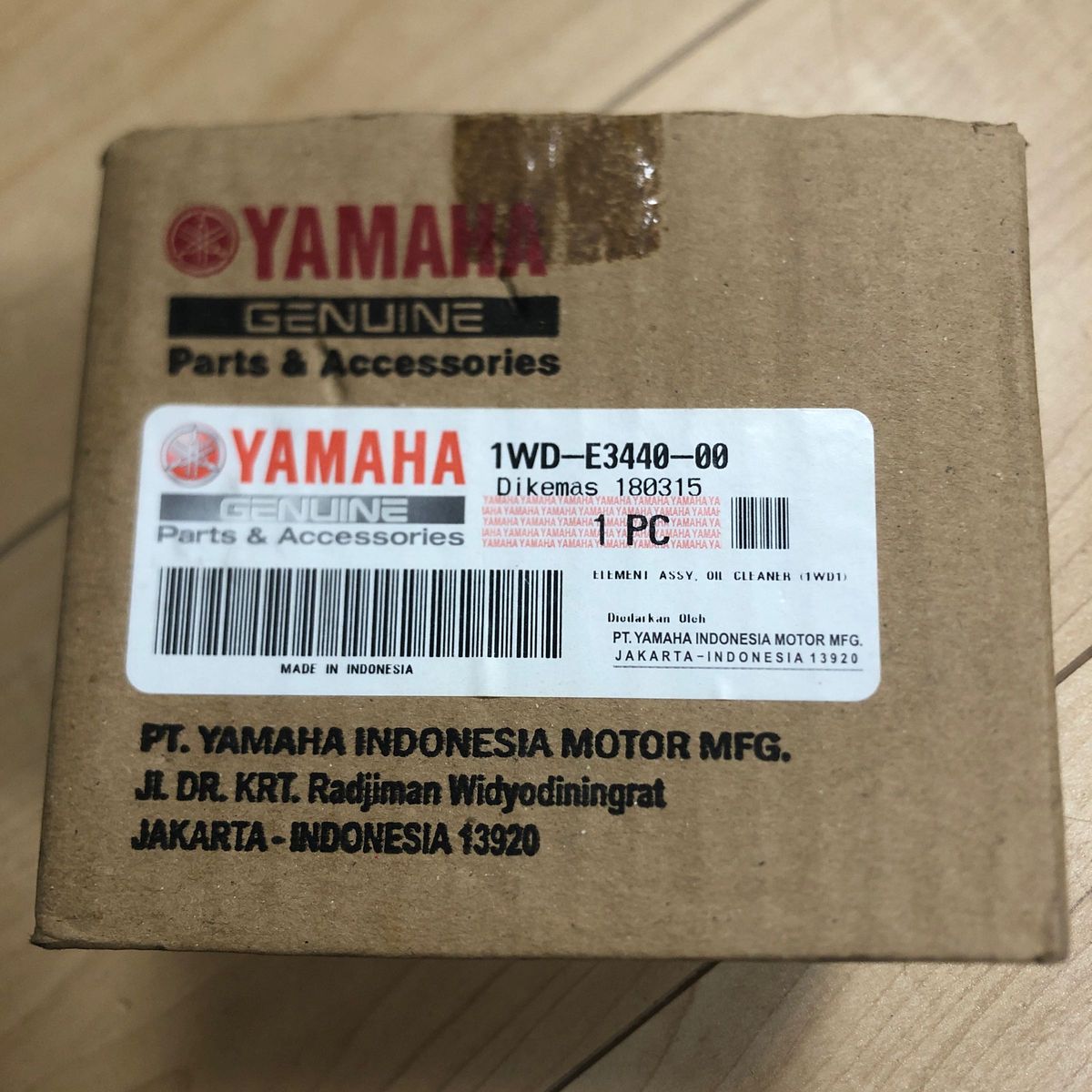 ヤマハ YAMAHA  1WD-E3440-00 純正品 エレメント オイルクリーナー