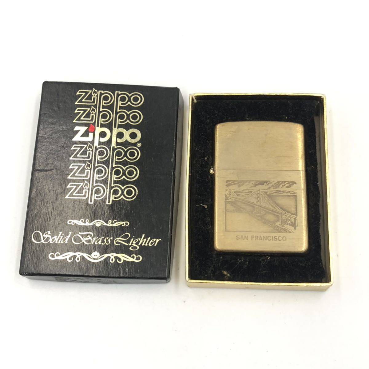 11.30MK-E914★訳アリ! ZIPPO★SAN FRANCISCO ジッポ ジッポー サンフランシスコ1983年製 オイルライター lighter 喫煙具 DA0/DB0_画像1