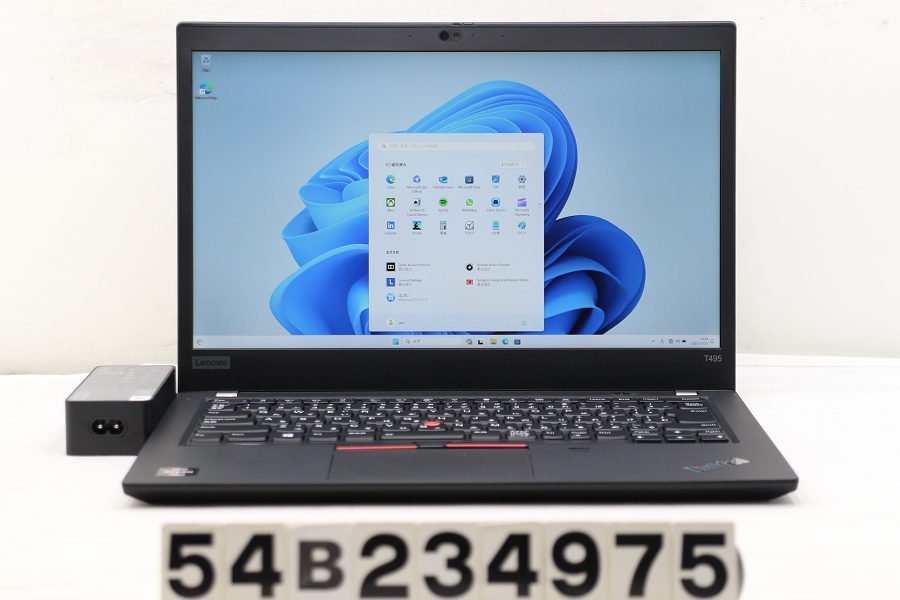 Lenovo ThinkPad T495 Ryzen7Pro 3700U 2.3GHz/32GB/512GB(SSD)/14W/FHD(1920x1080) タッチパネル/Win11 【54B234975】