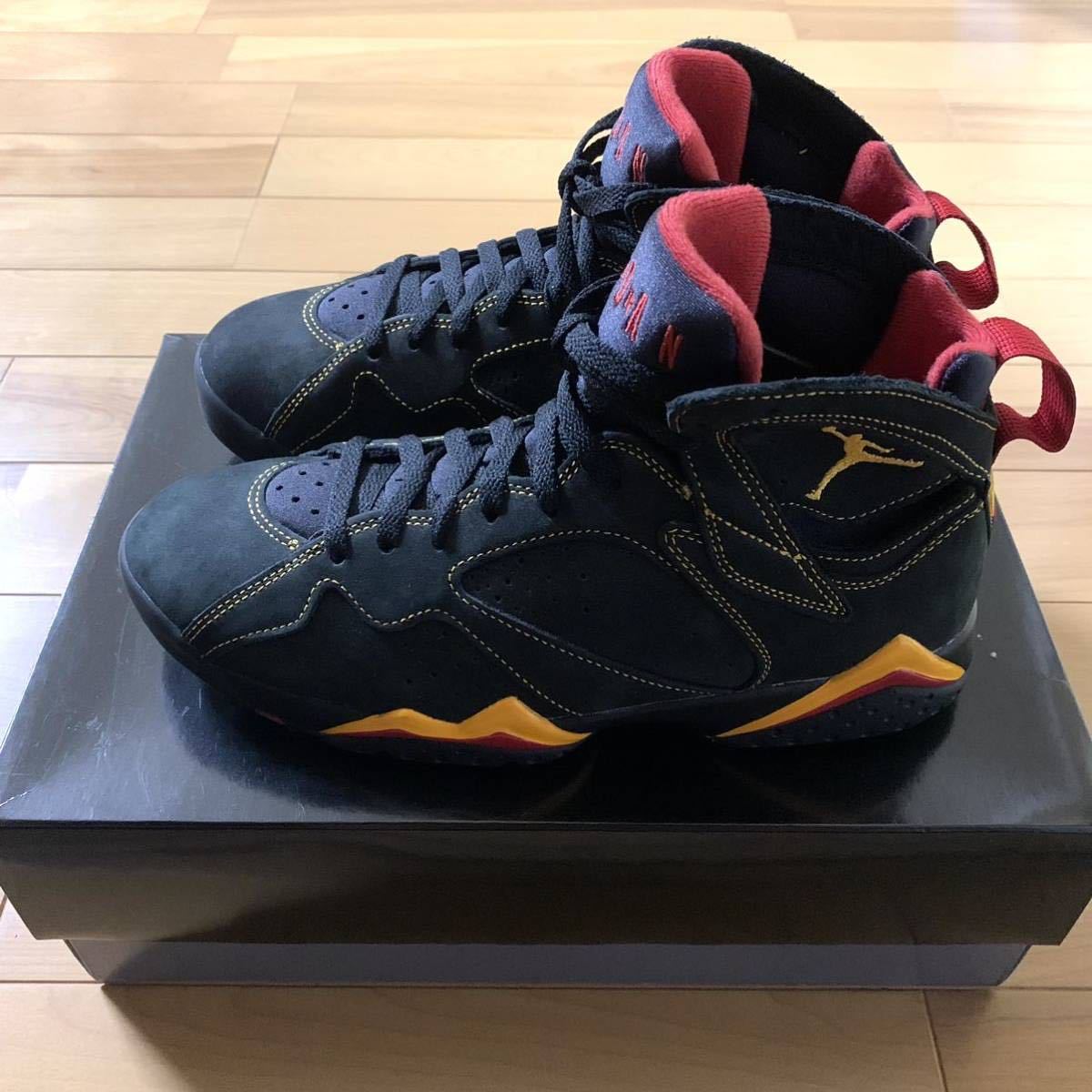 NIKE AIR JORDAN7 RETRO ナイキ エアジョーダン7 レトロ スニーカー シトラス ブラック US9 27cm 国内正規品 新品未使用 30周年 復刻 人気